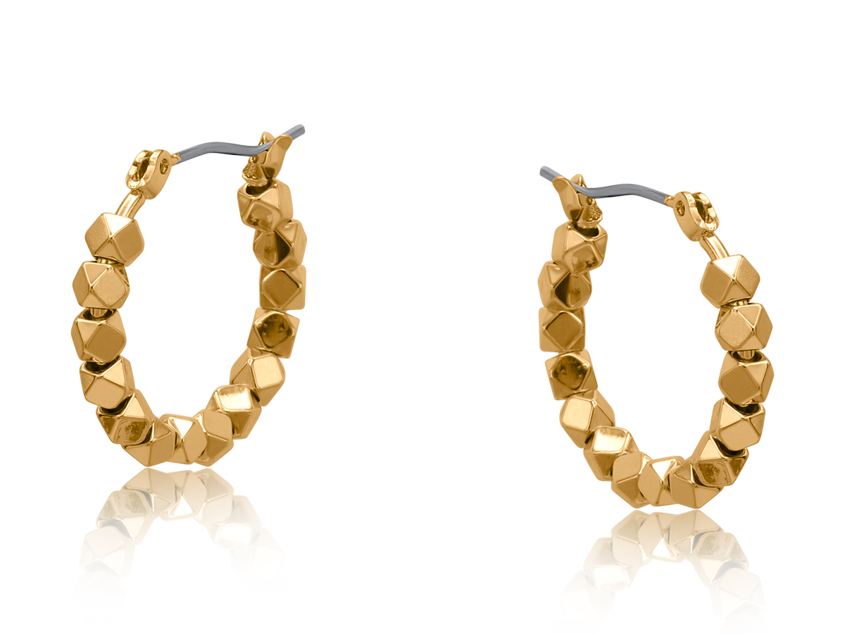 Picture of GOLD  ANNABEL PETITE BRASS EARRINGS