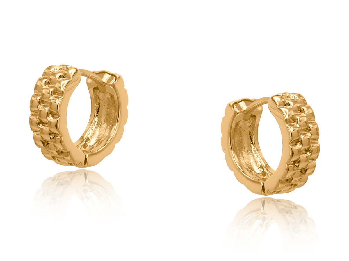 Picture of GOLD  IMOGEN PETITE BRASS EARRINGS