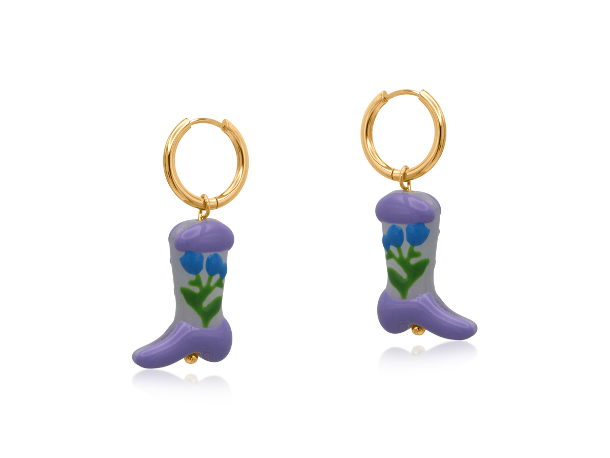 Picture of MIX COWBOY BOOTS CHARM EARRINGS