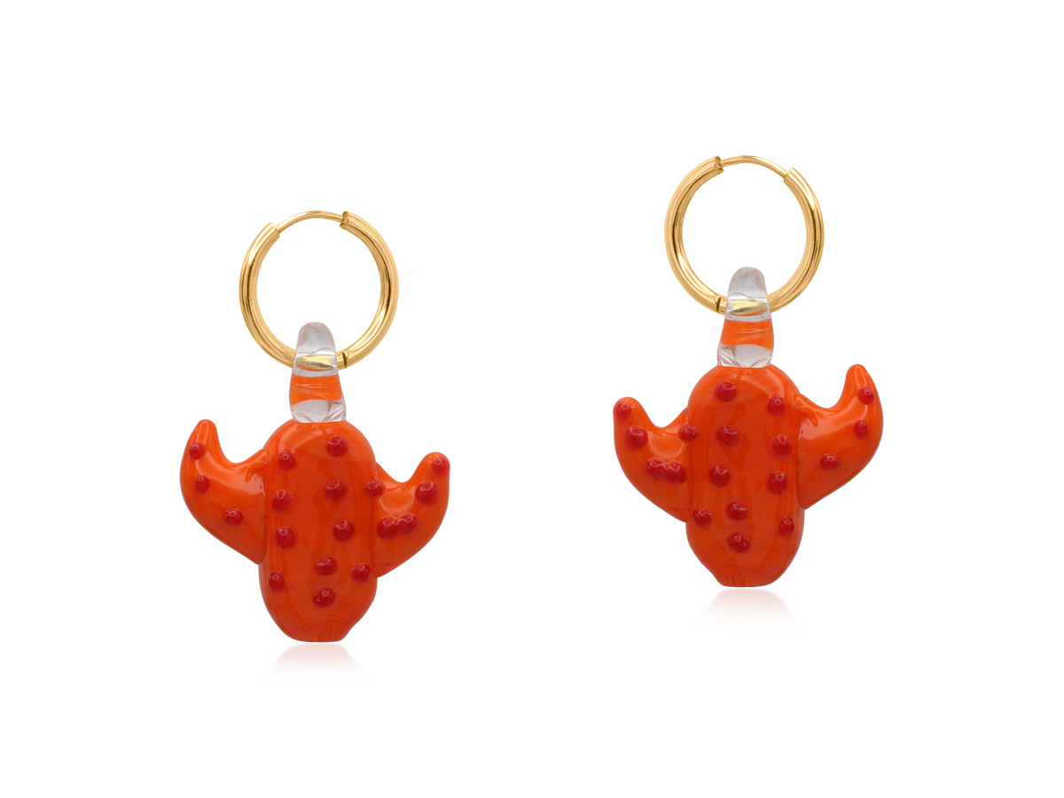 Picture of MIX COWBOW CACTUS CHARM EARRINGS