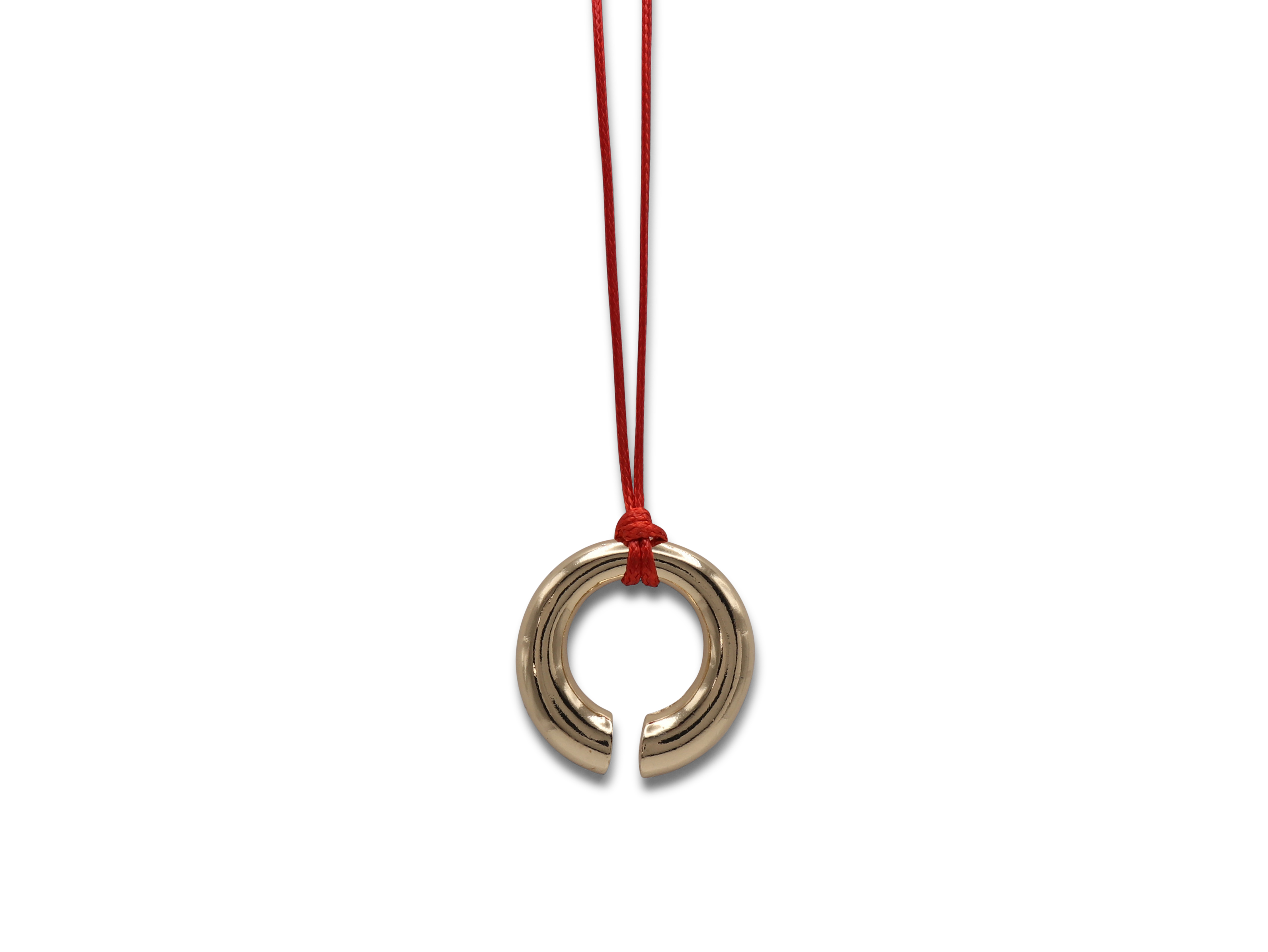 Picture of RED GOLD  SYLVANA ORGANIC SHAPE STING NECKLACE