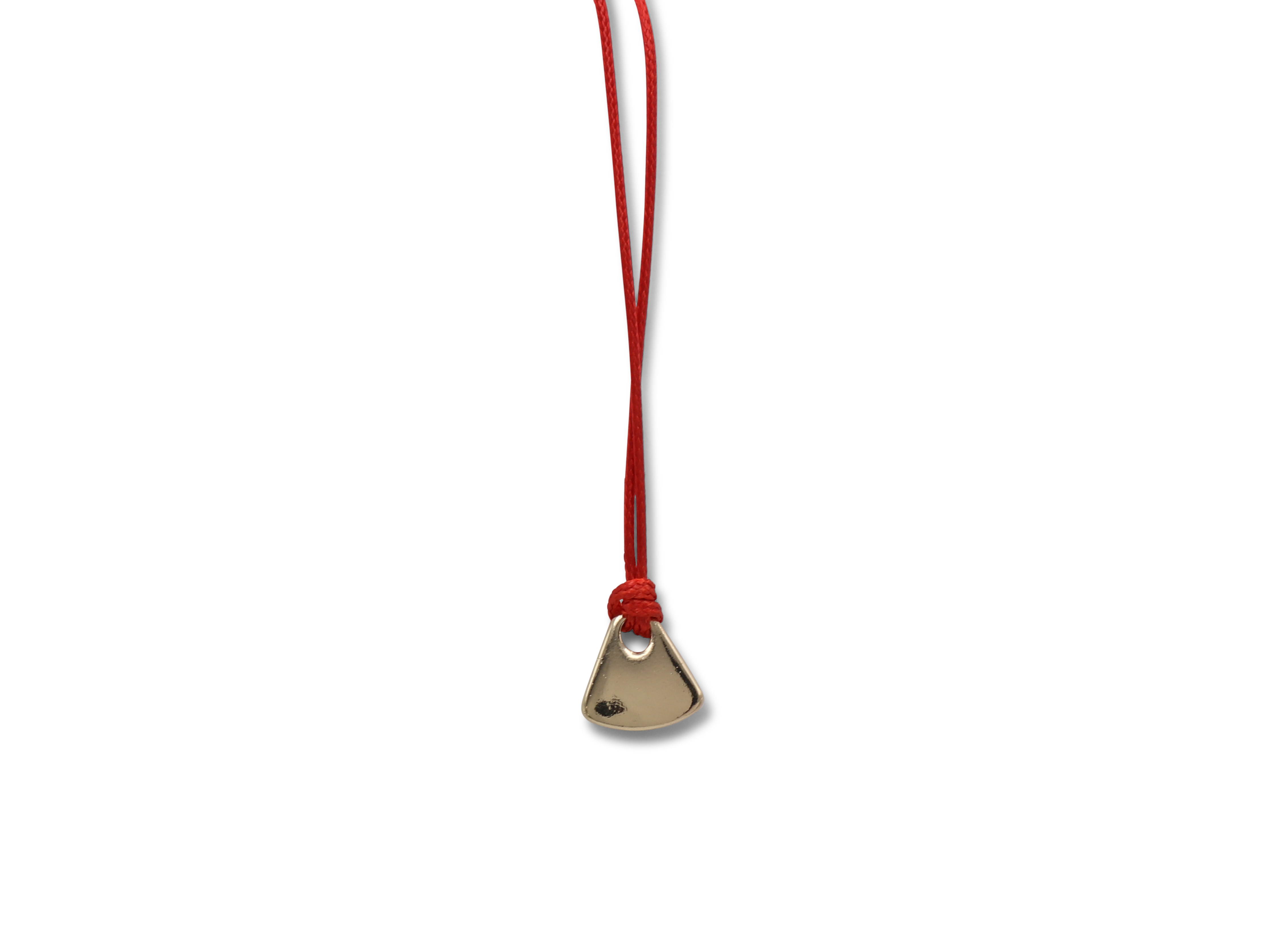 Picture of RED GOLD  EMILIA ORGANIC SHAPE STRING NECKLACE