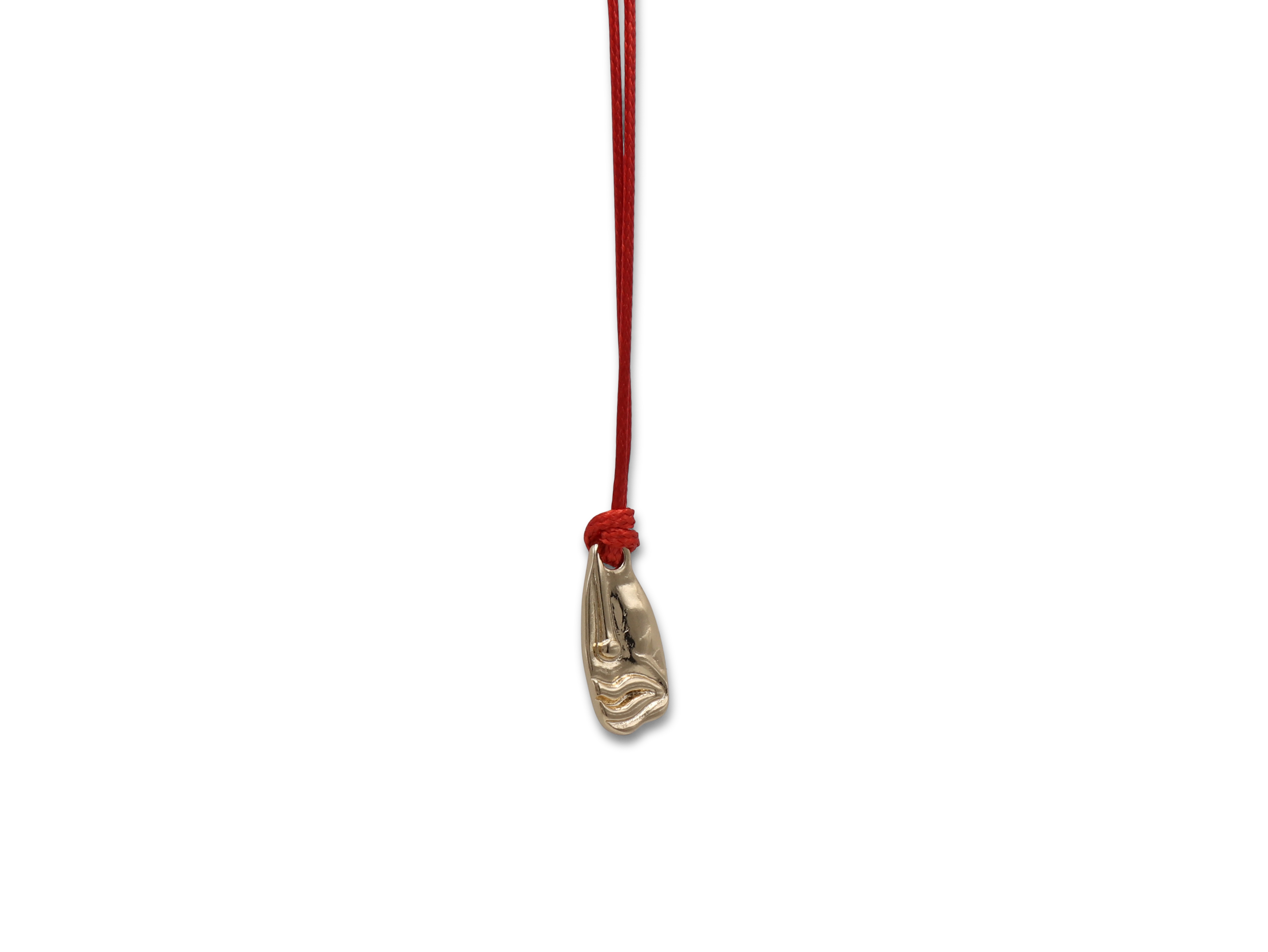 Picture of RED GOLD  AMELIA FACE STRING NECKLACE
