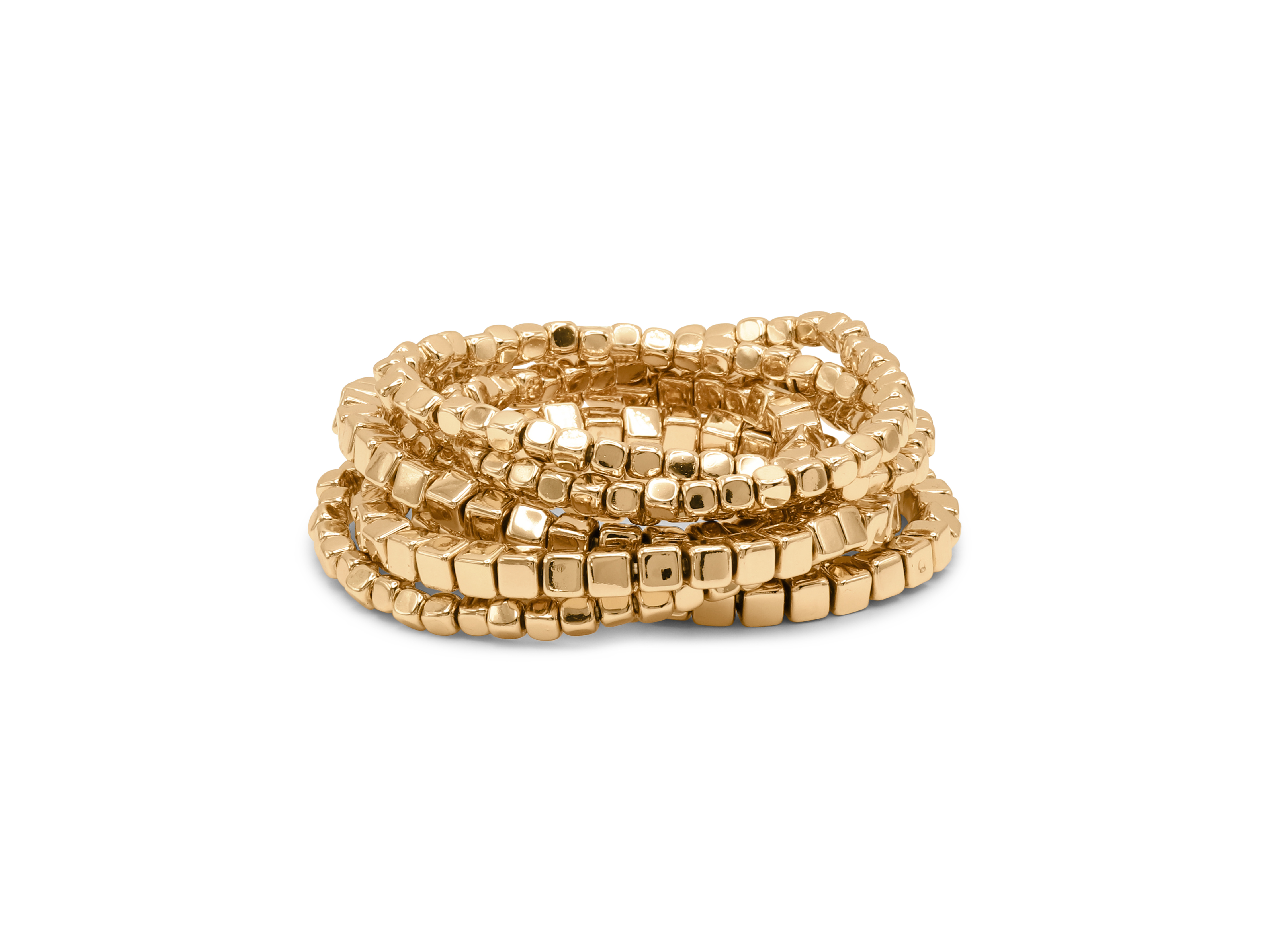 Picture of GOLD PAOLA BEADED ORGANIC BRACELET