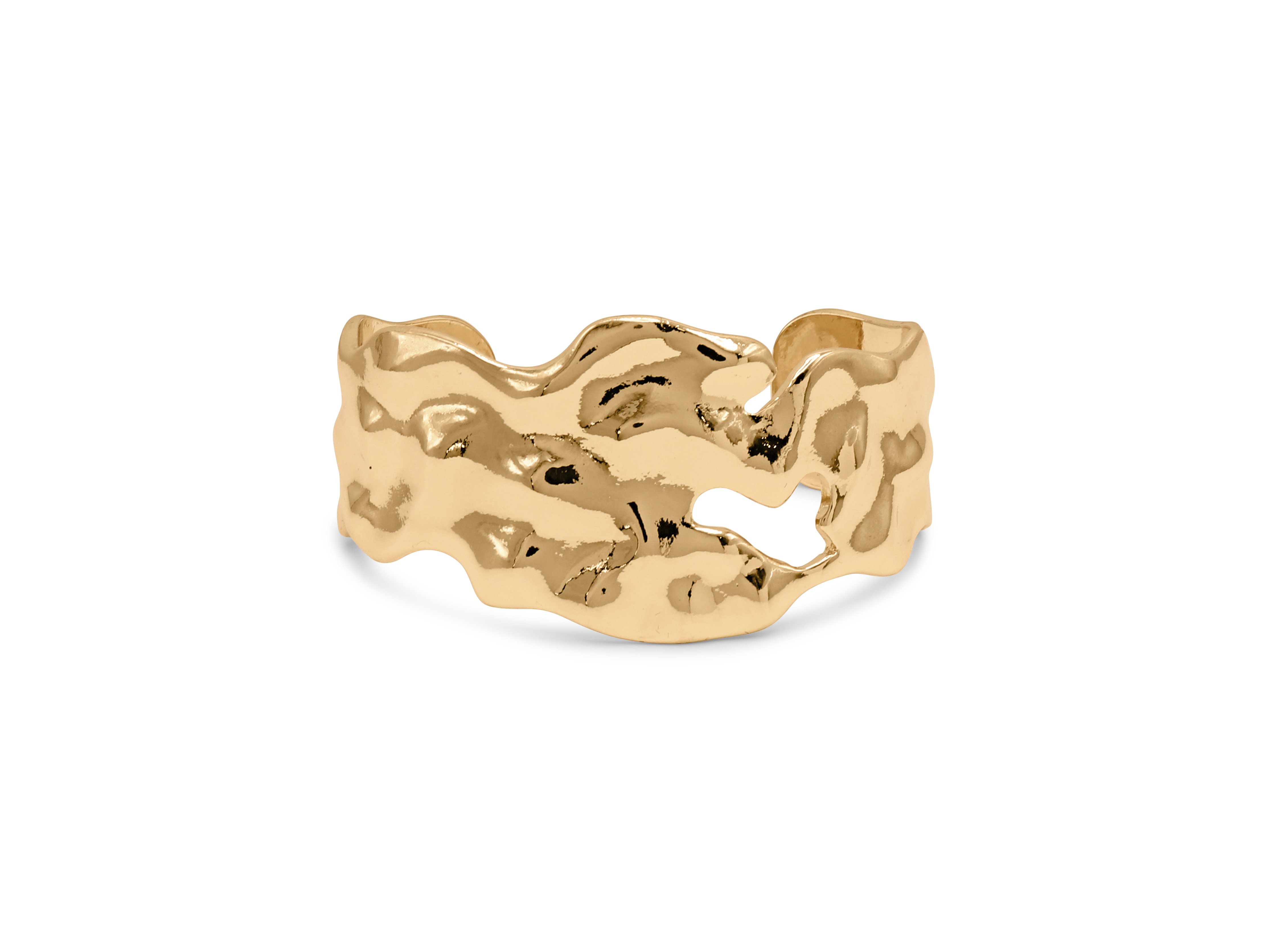 Picture of GOLD CLOTHO ORGANIC SHAPE CUFF BRACELET