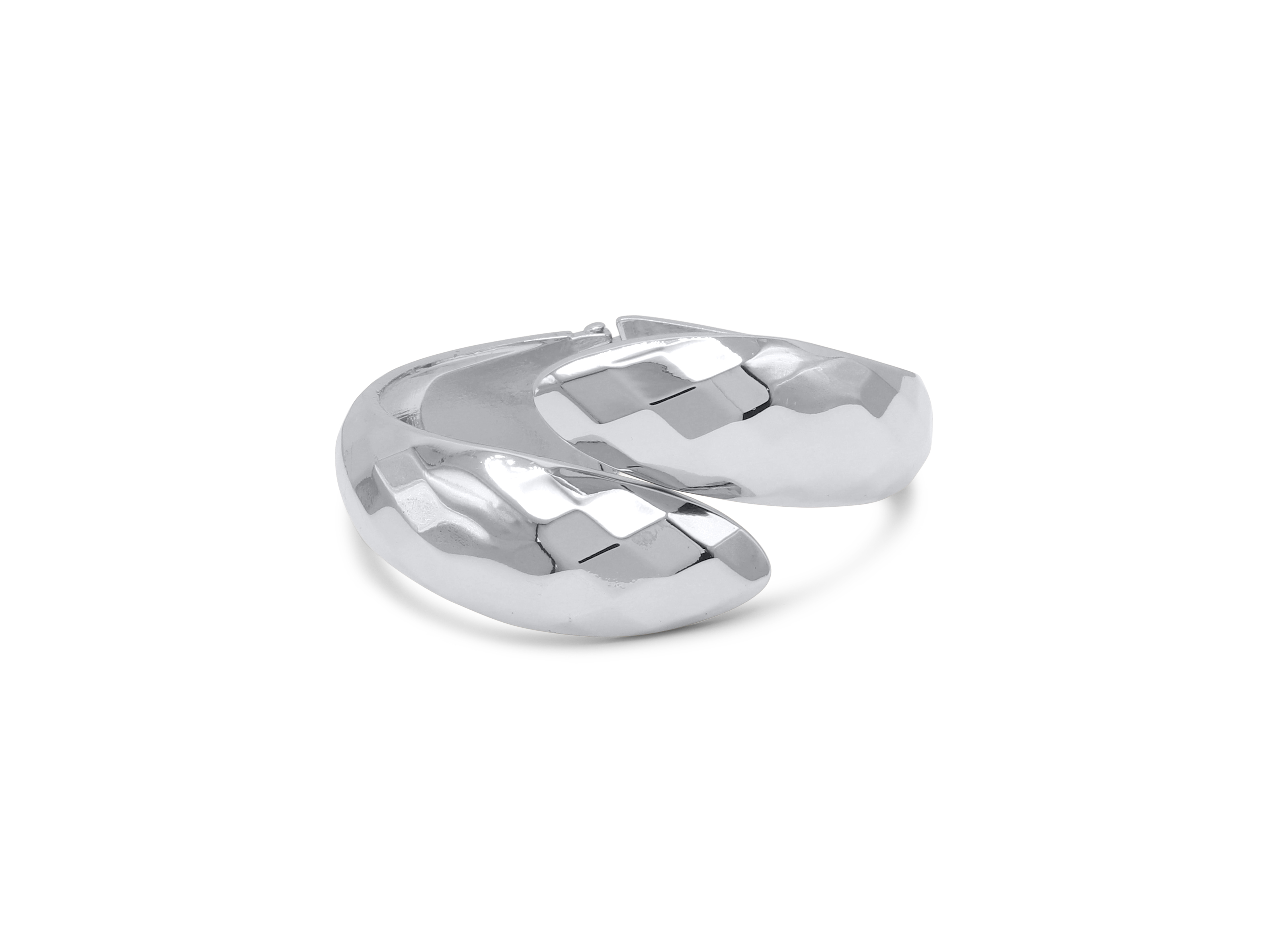 Picture of SILVER LOTHIAN TEXTURED CUFF BRACELET