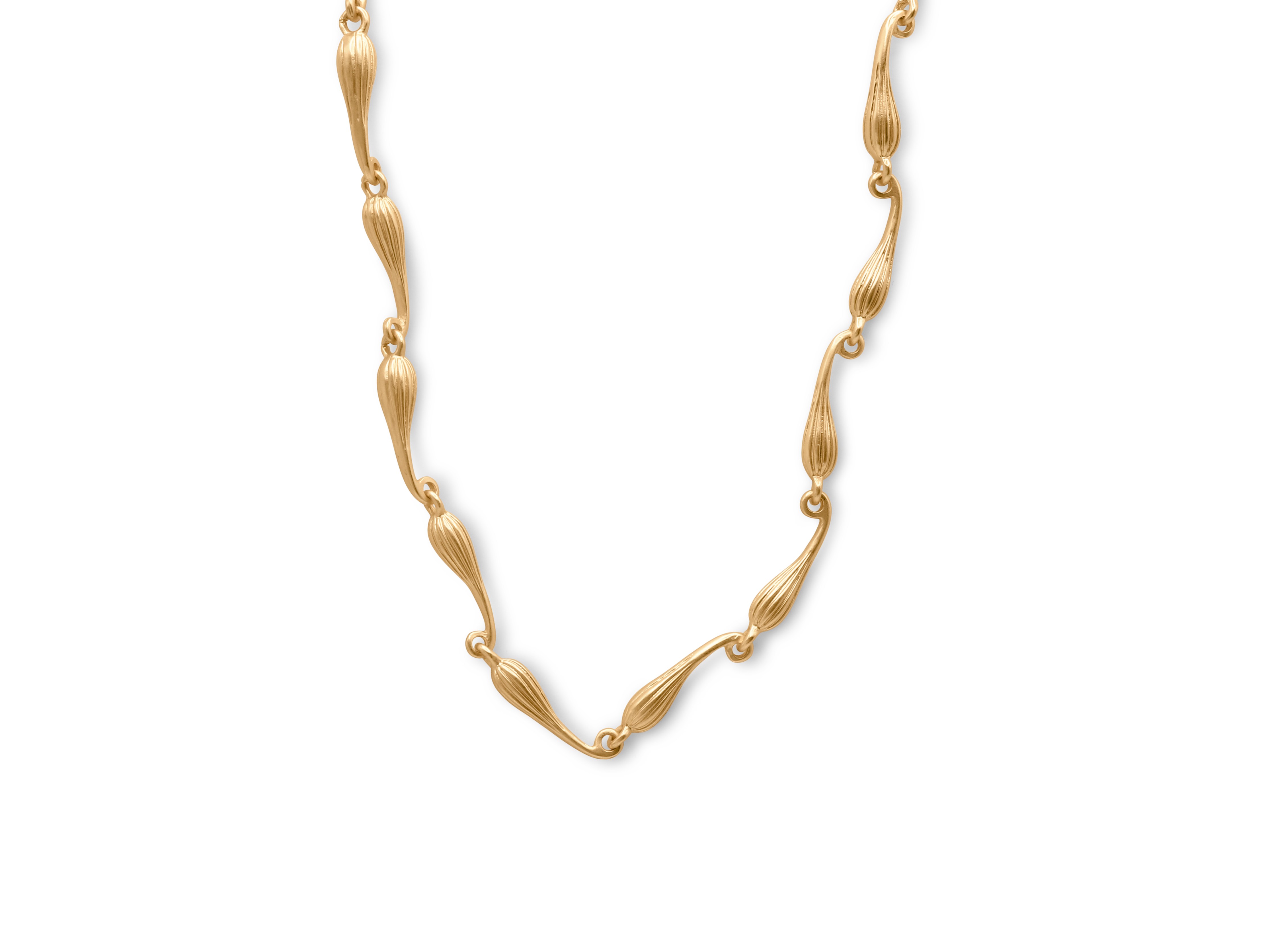 Picture of GOLD PERSEPHONE MATTE COLLAR NECKLACE