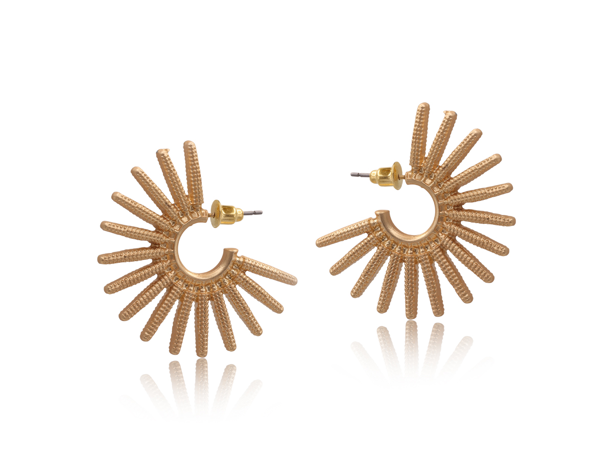 Picture of GOLD CATANIA MATTE SEED EARRINGS