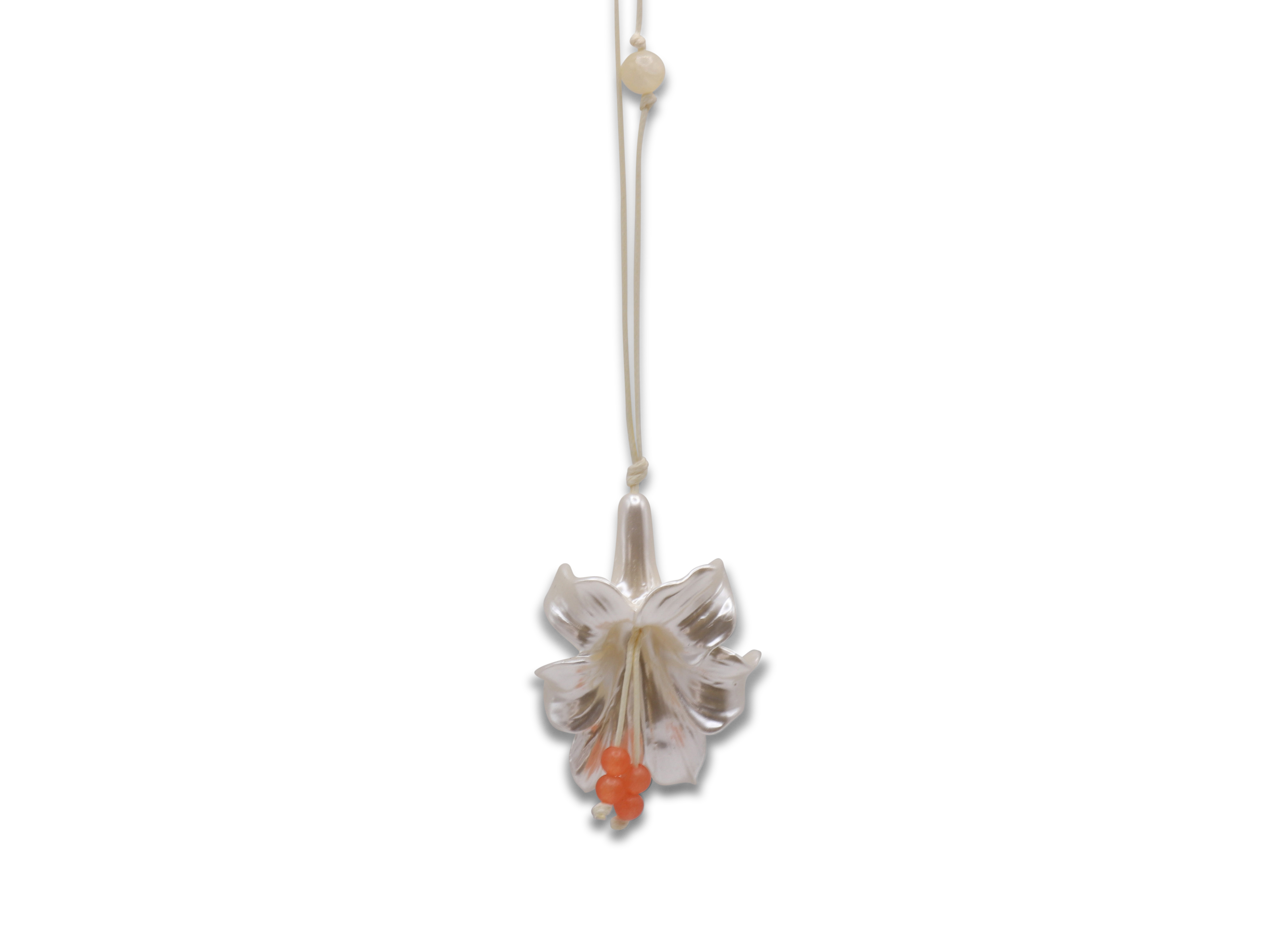 Picture of YELLOW OPHELIA FLOWER STRING PENDANT