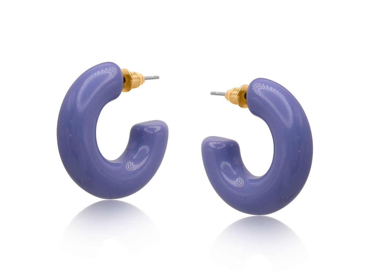 Picture of BLUE  OPHELIA HOOP EARRINGS