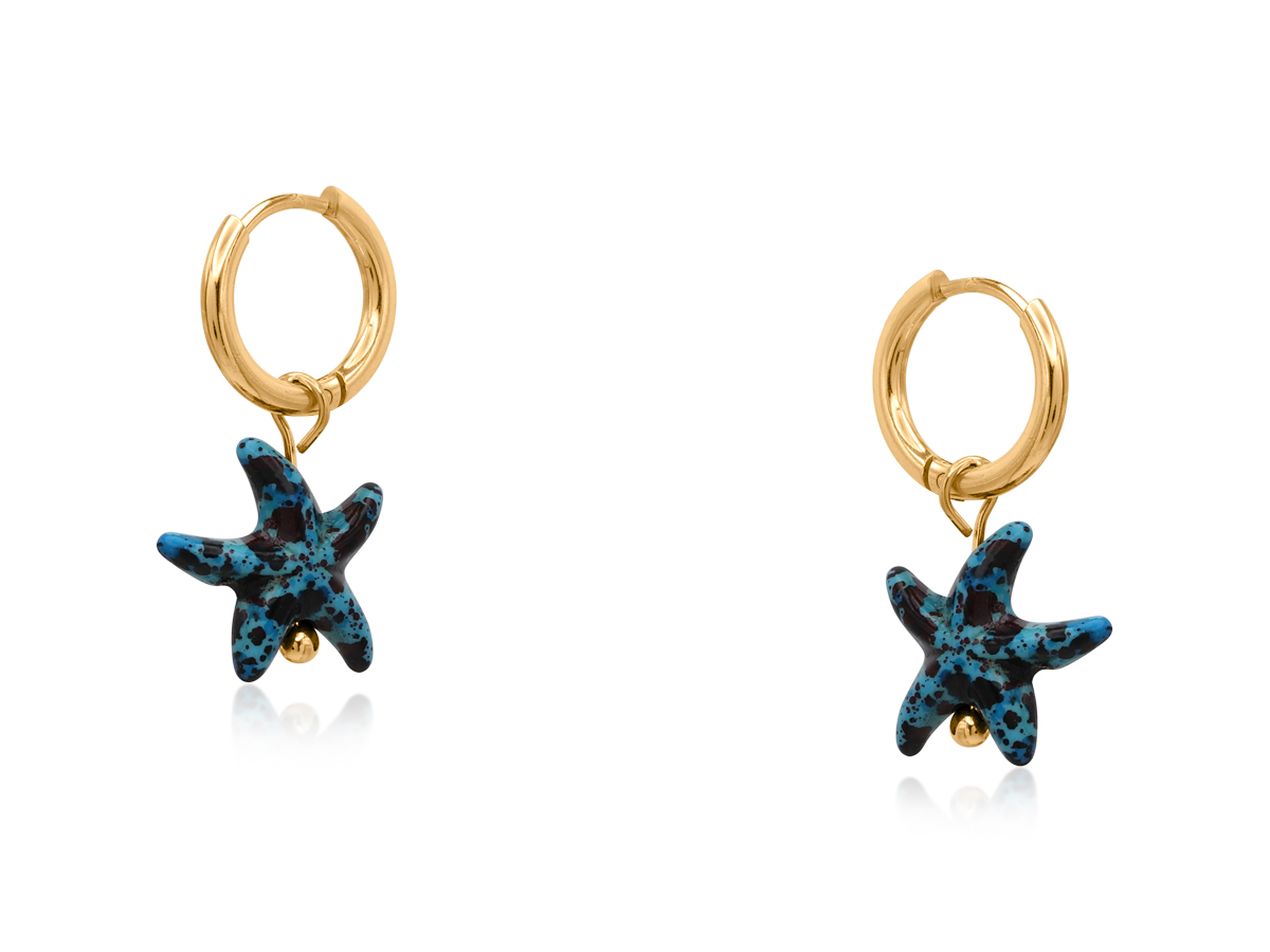 Picture of SEA STAR CERAMIC PETITE EARRINGS