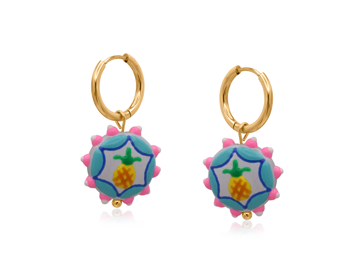 Picture of PINEAPPLE VIVID CHARM PETITE EARRINGS