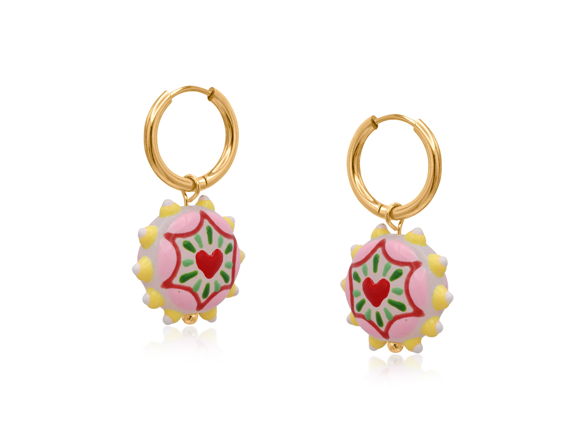 Picture of HEART VIVID CHARM PETITE EARRINGS