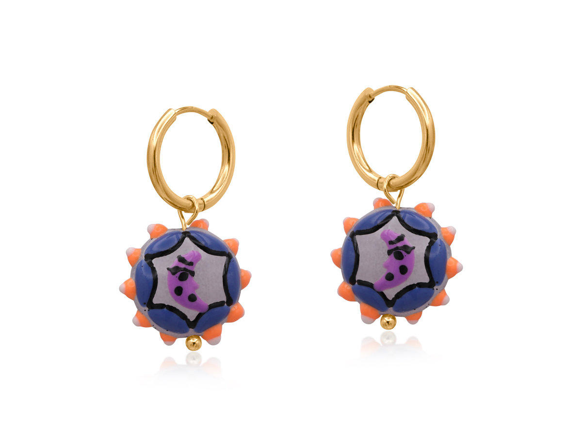 Picture of MOON VIVID CHARM PETITE EARRINGS