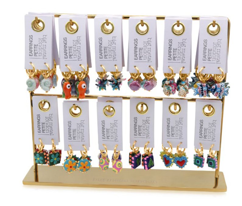 Picture of BUNDLE SET OF SEA CREATURE EARRINGS WITH DISPLAY