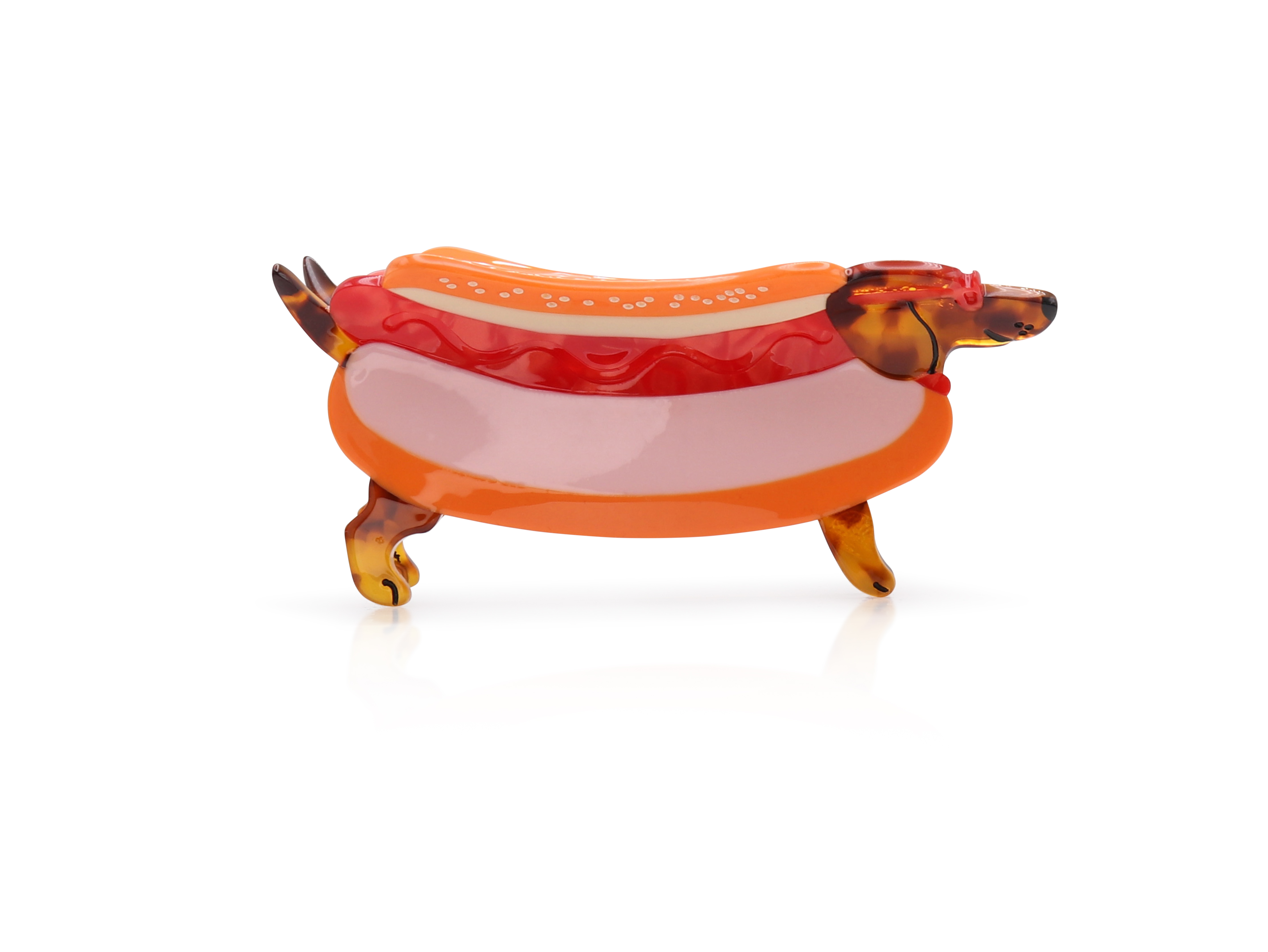 Picture of BROWN SAUSAGE HOT DOG HAIRCLIP