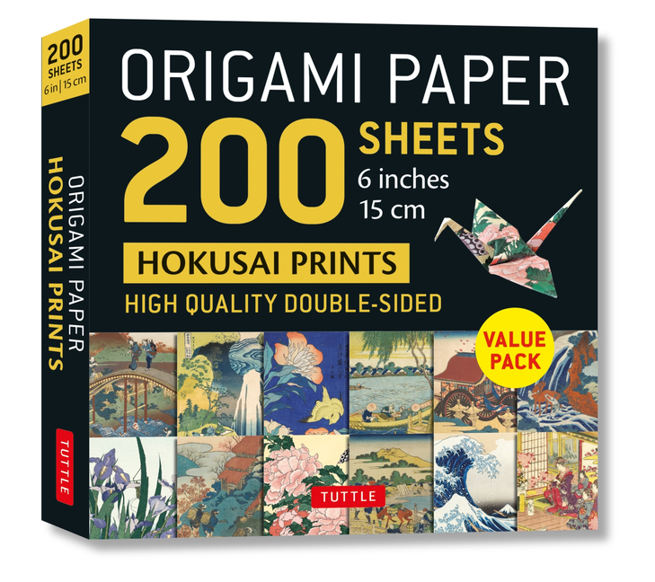 Picture of Origami Paper 200 sheets Hokusai Prints 6" (15 cm)