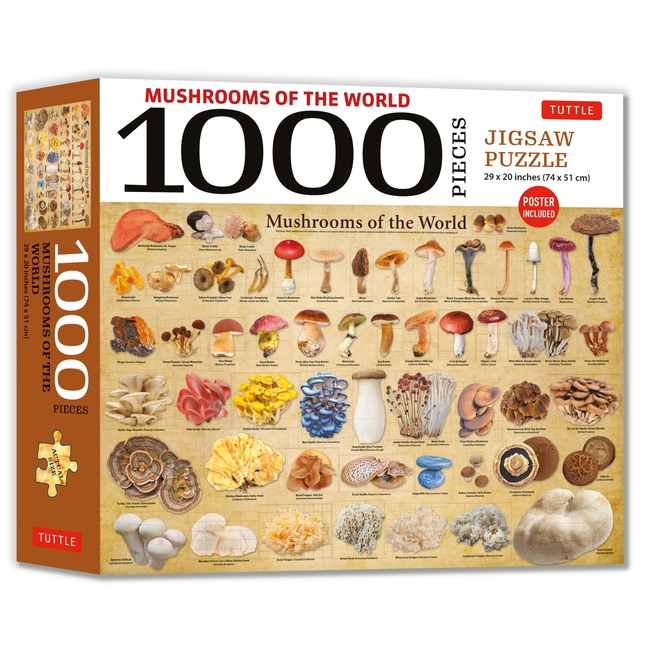 Picture of Mushrooms of the World - 1000 Piece Jigsaw Puzzle