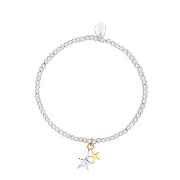 Picture of Sienna Double Star Bracelet - Silver Plated