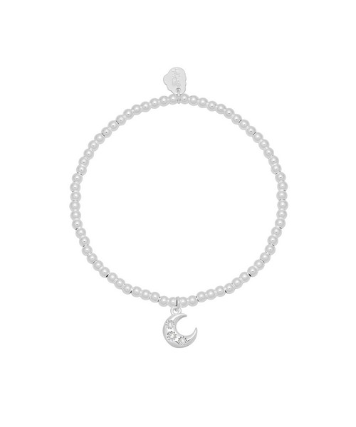 Picture of Moon Cz Stretch Sienna Bracelet - Silver Plated