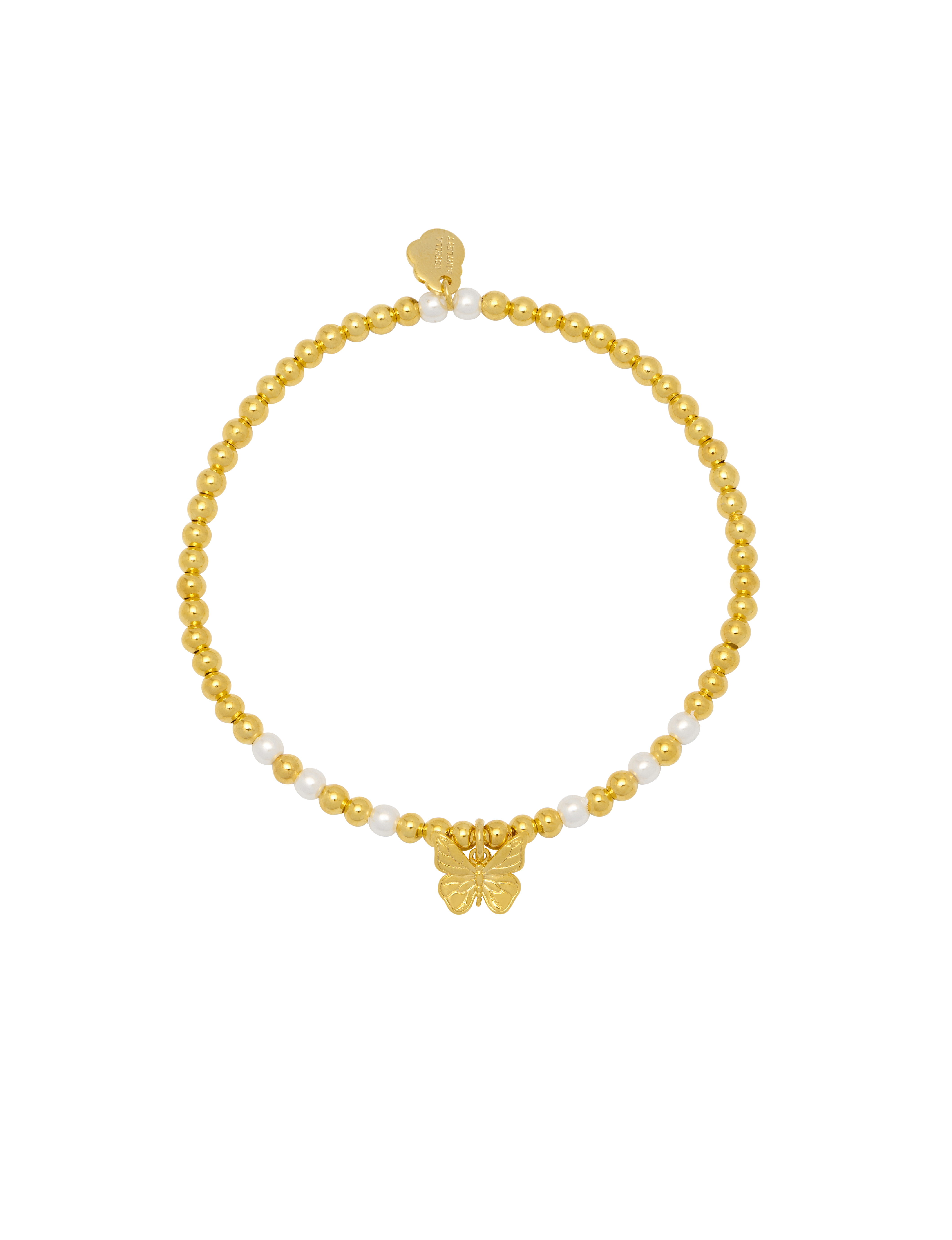 Picture of Pearl And Butterfly Stretch Sienna Bracelet