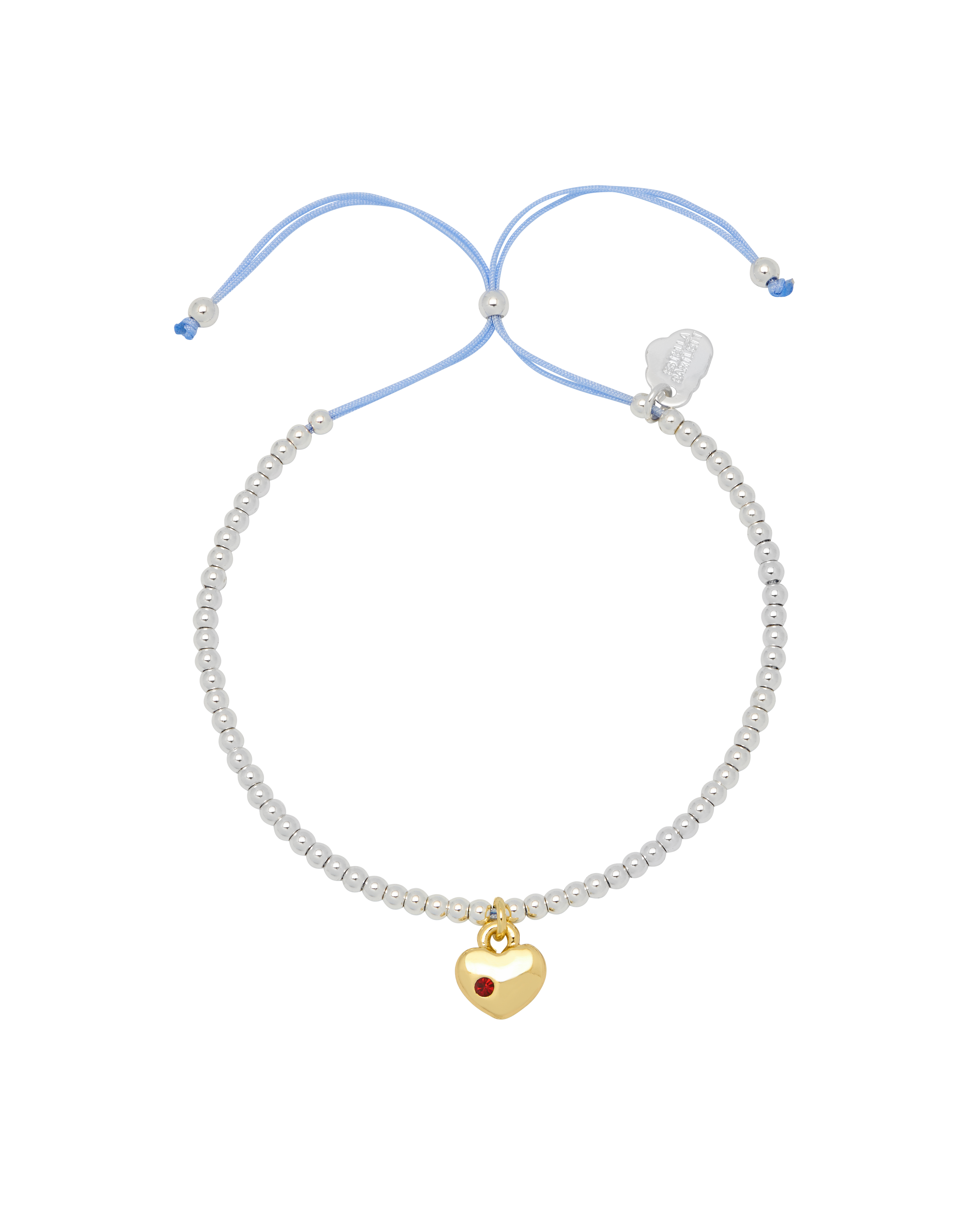 Picture of Heart Padlock With Red Cz Louise Bracelet