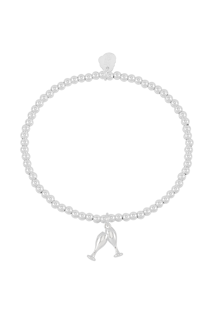 Picture of Champagne Sienna Bracelet - Silver Plated