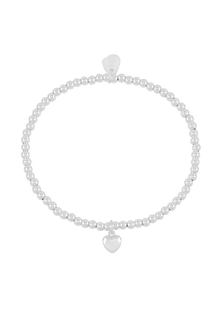 Picture of Puffed Heart Sienna Bracelet - Silver Plated