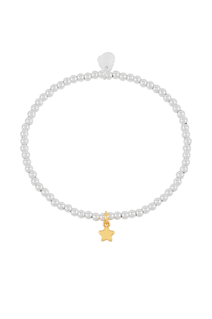 Picture of Puffed Star Sienna Bracelet - Gold Plated