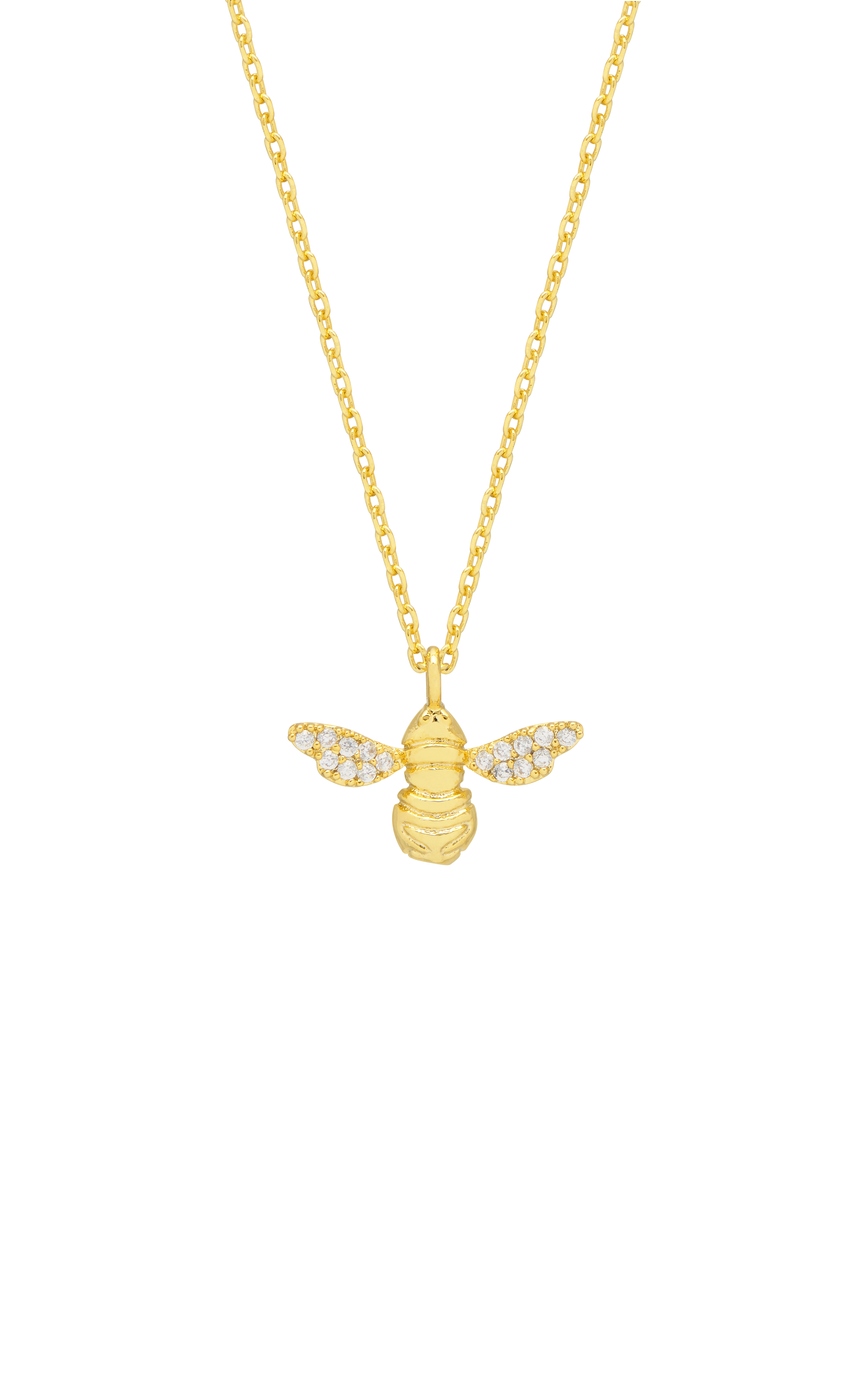 Picture of Bee Necklace Sparkle Wings