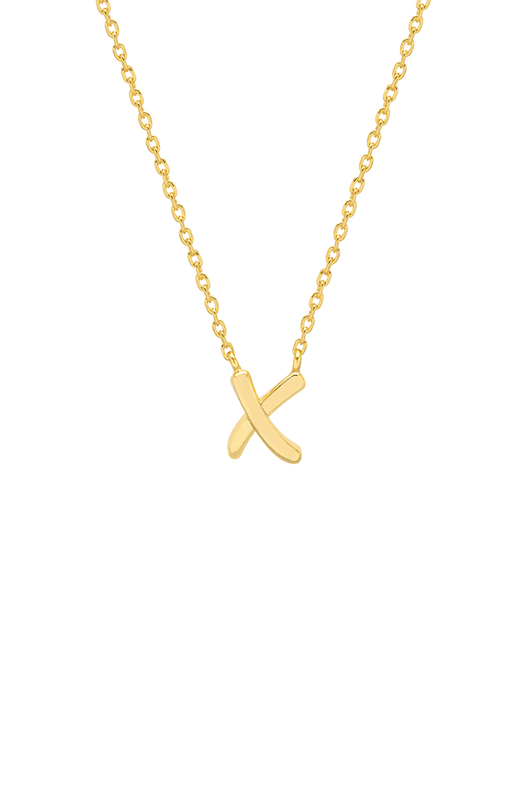 Picture of Kiss Necklace - Gold Plated