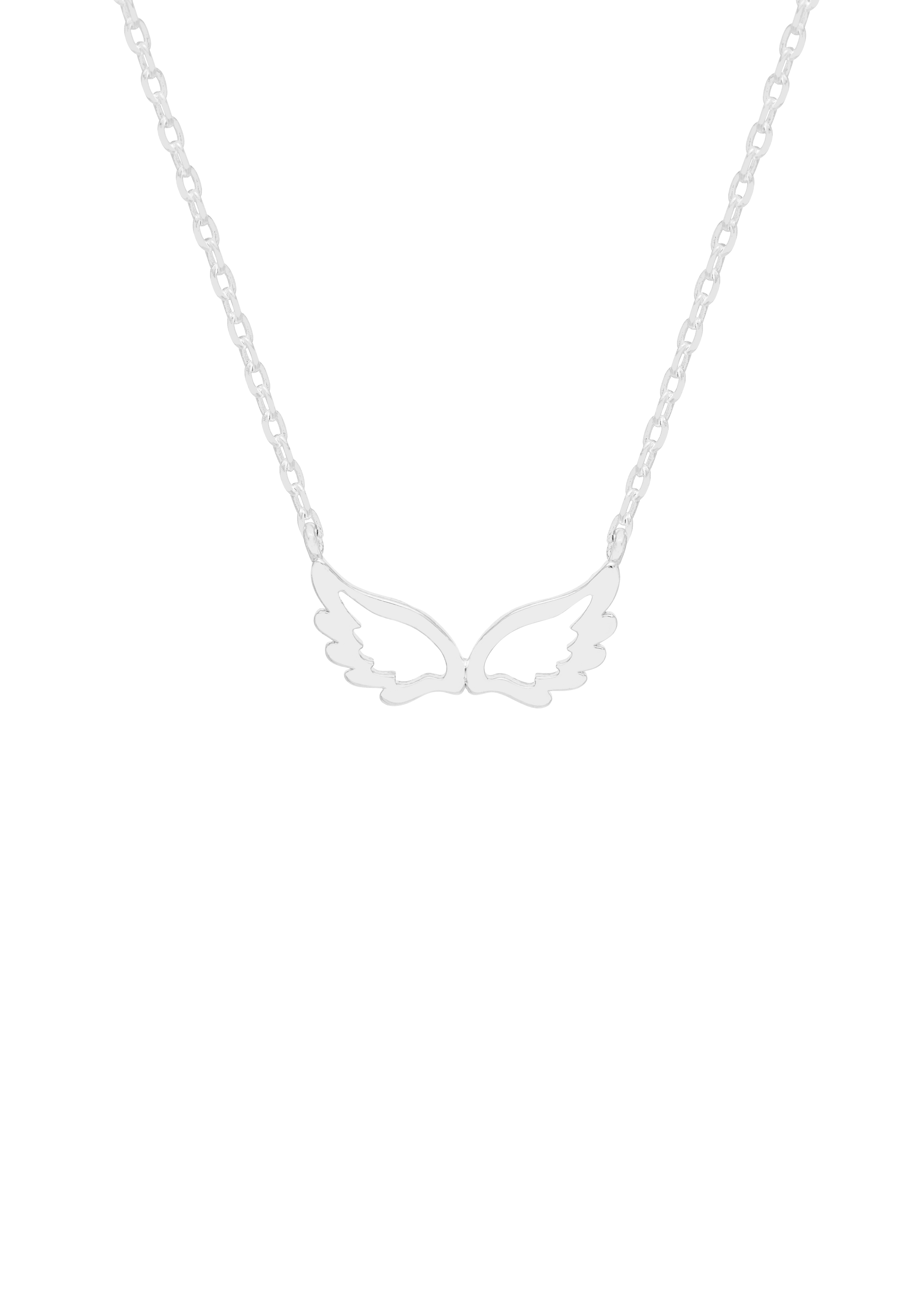 Picture of Angel Wing Necklace - Silver Plated