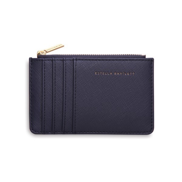 Picture of Card Purse - Navy - Saffiano