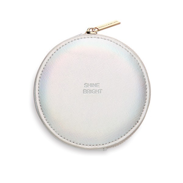 Picture of Circle Coin Purse - Iridescent - Saffiano