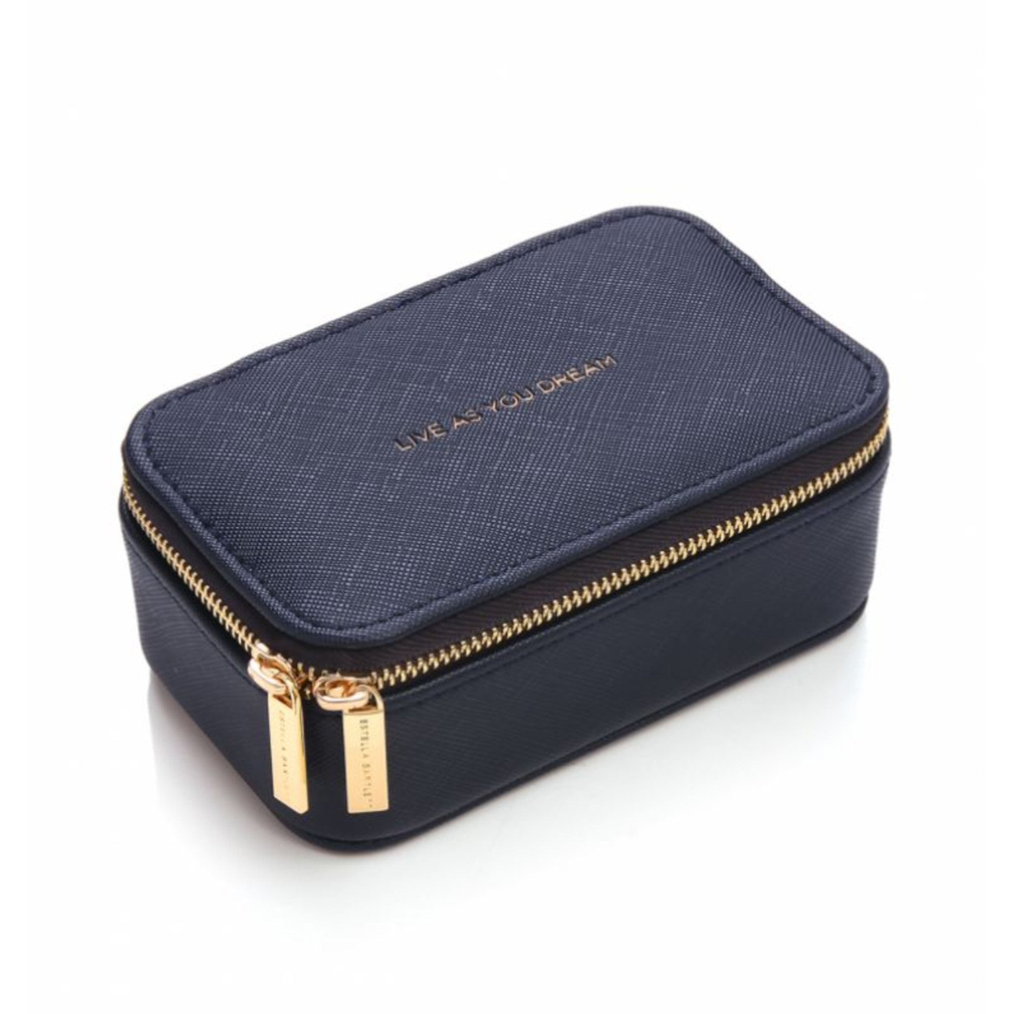 Picture of Mini Jewellery Box - Navy - Saffiano