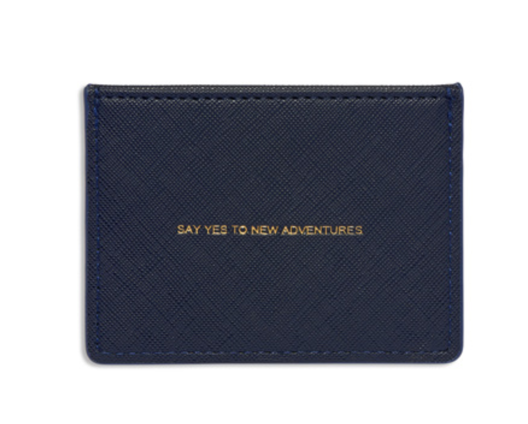 Picture of Card Holder - Navy - Say Yes To New Adventures