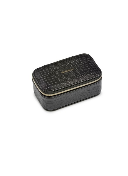 Picture of Mini Jewellery Box - Black Croc