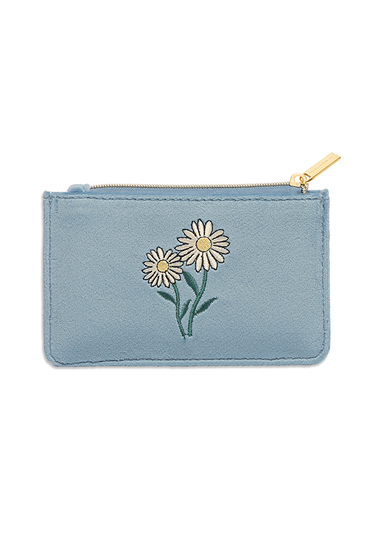 Picture of Card Purse - Daisy Blue Velvet