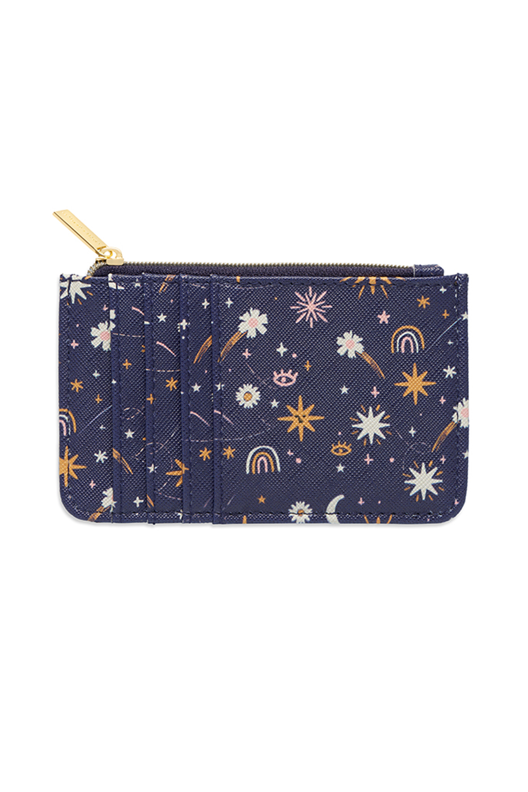 Picture of Charly Clements Navy Print Card Purse