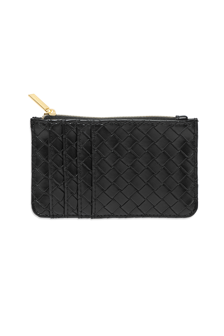 Picture of Woven Black Card Purse