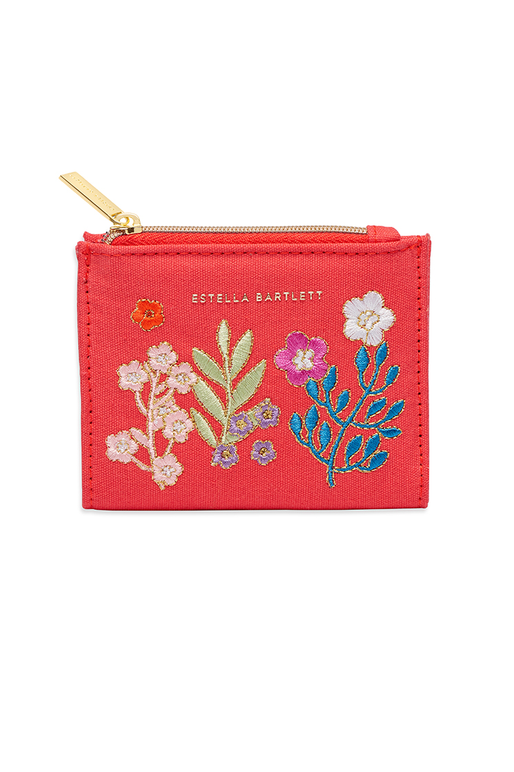 Picture of Folded Wallet - Red Embroidered