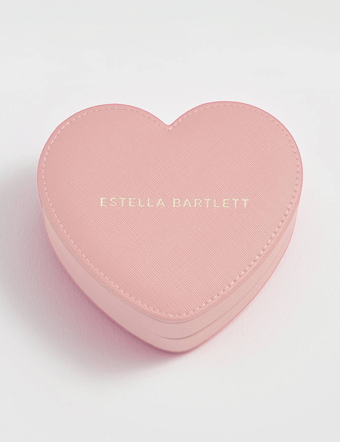 Picture of Mini Heart Shaped Jewellery Box - Blush