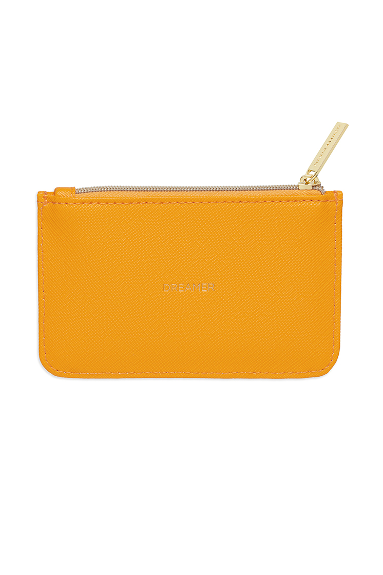 Picture of Yellow/Orange Message Card Purse
