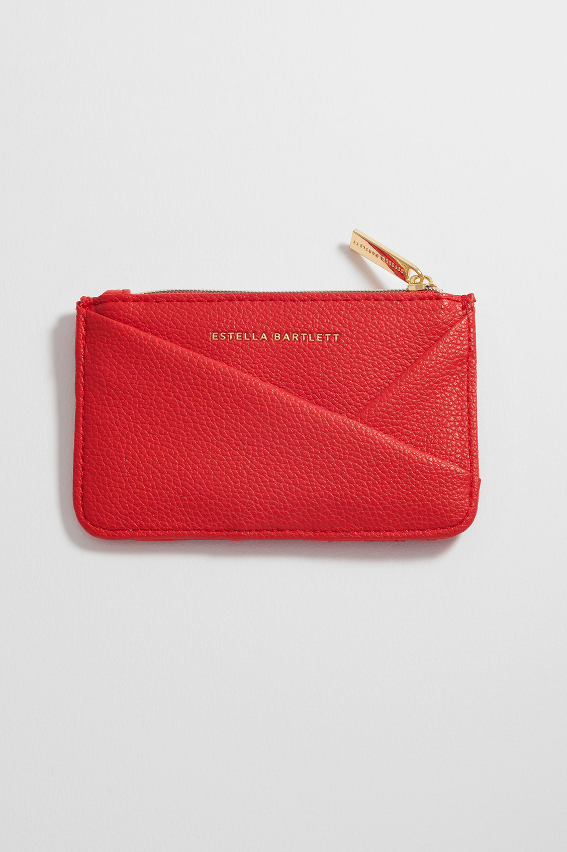 Picture of Puffy Pleated Card Purse - Red